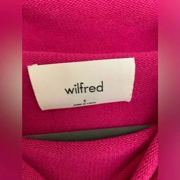 ARITZIA WILFRED MERINO WOOL COTTON BLEND MOCKNECK SWEATER  SIZE SMALL - Picture 3 of 4